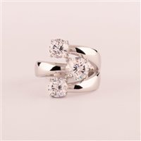 Anello Ultima Edizione Donna TRILOGY in Argento AAO2765
